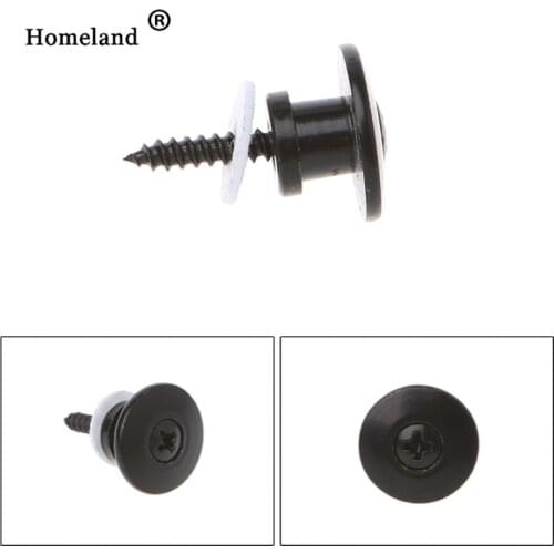 Guitar Strap Lock Accessories 1 Pair Mushroom Head Electric Guitar Strap Buttons Locks with Mounting Screws