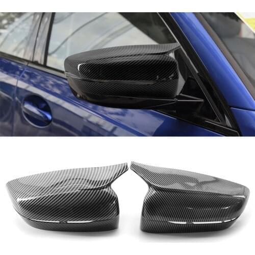 For BMW 3 Series G20 2019-20 Carbon Fiber Rearview Side Mirror Cover Replacement