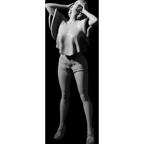 1/24 75mm 1/18 100mm Resin Model Kits Figure Unpainted Unassembled No Color