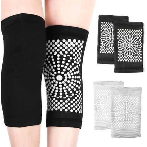 1 Pair Self-heating Knee Protector Magnetic Therapy Knee Protective Belt Arthritis Brace Support Patella Knee Sleeves Pads