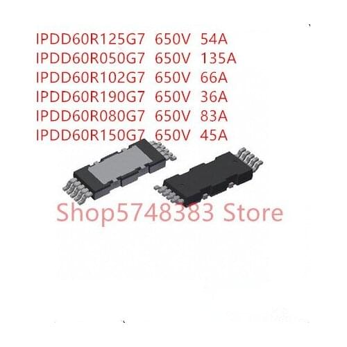 10PCS/LOT IPDD60R125G7 IPDD60R050G7 IPDD60R102G7 IPDD60R190G7 IPDD60R080G7 IPDD60R150G7 PG-HDSOP-10