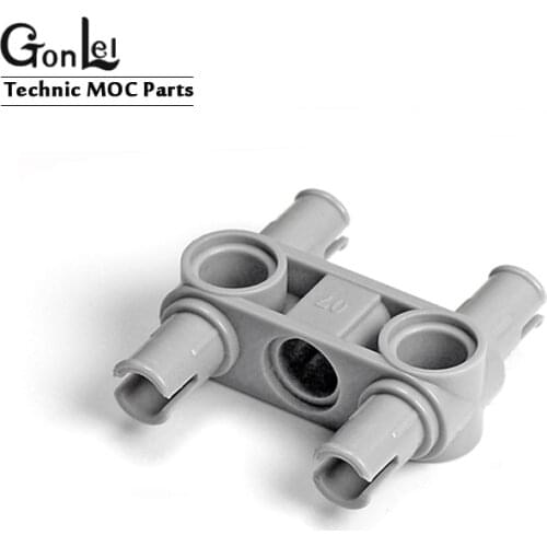 20Pcs/lot High-Tech Pins Connector Hub Perpendicular 3L MOC Building Block Brick Parts 48989 DIY Educational High-Tech Spare Toy