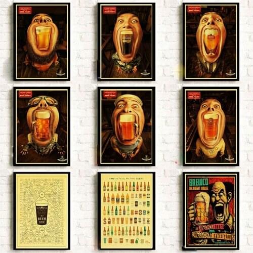 5D DIY Ice Cold Interesting Beer Man Poster Diamond Mosaic Diamond Painting Diamond Embroidery Home Decor Cross Stitch Kits