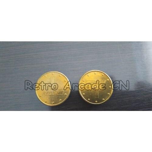 Arcade Game Coin Token Tokens Sample Customized Token Thickness 2.3mm Diameter 24mm Brass Material Brass