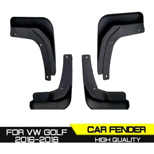 Car Front Rear Car Mudguards Fender Flares Mud Guard Flap Anti Splash Mudflaps for VW Golf Sportsvan 2016 2017 2018