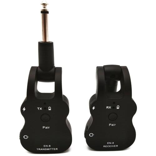 Wireless UHF Audio Transmitter Receiver System Pick Up for Electric Guitar
