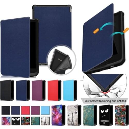Gligle auto-sleep case for Pocketbook 606 628 633 case cover for PocketBook Touch Lux 5 case