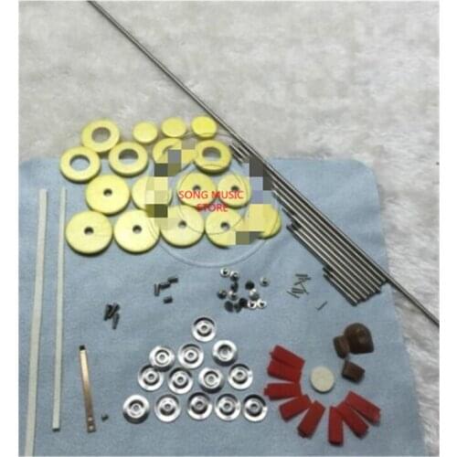 Flute repair parts screws +Open Holes Flute pads 17 pcs