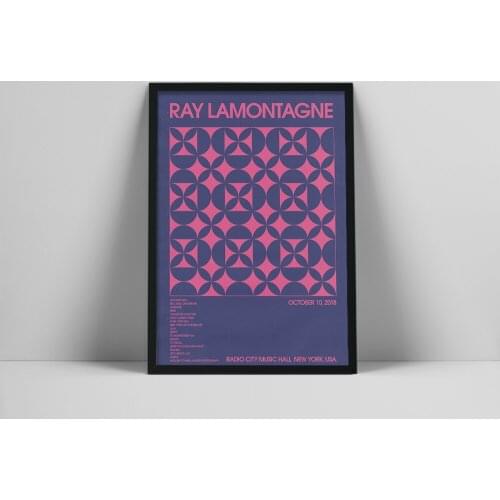 Ray LaMontagne Pop Music Singer Star Art Canvas Painting Music Gig Posters Music Album Gift Wall Picture Living Room Home Decor