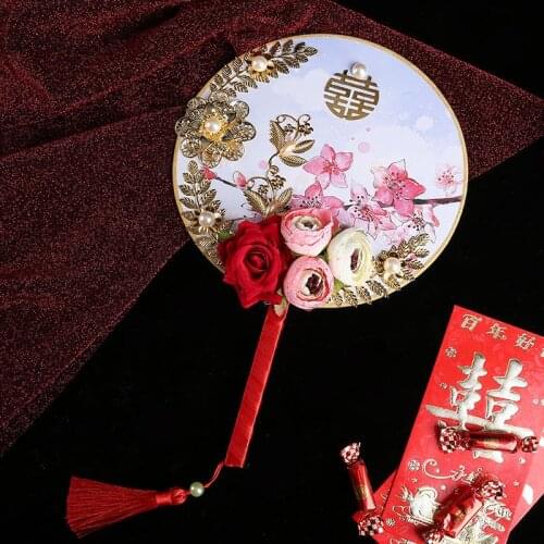 Chinese Fans Wedding Dance Chinese Fan Elegant Hand held Fan Decor