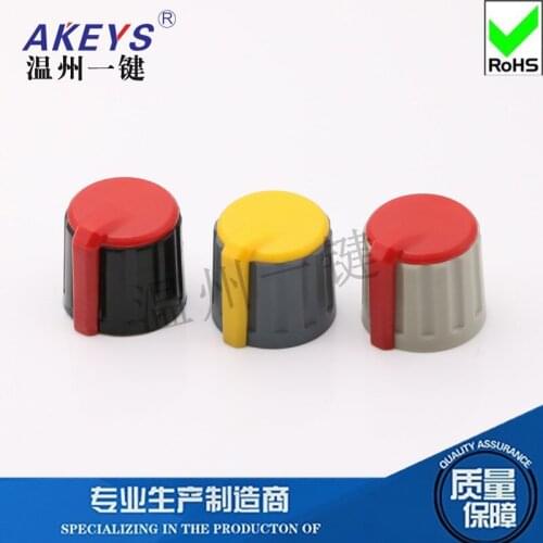 KNJ21-19-6.0 Potentiometer encoder Rotary switch Volume adjustment knob hat Bakelite inner diameter 6