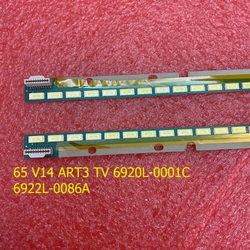 2pcs/set LED backlight strip for LG 65UB950V 60UH6150 65UB9200 65UB9500 65UB9300 65 V14 ART3 TV 6920L-0001C 6922L-0086A