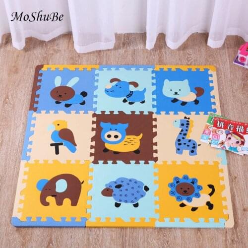 Animal Puzzle Carpet 1.3cm Thick Jigsaw Soft Foam Mat Baby Play Mat Toys for Children Crawling Carpet Stitching Climbing Toys