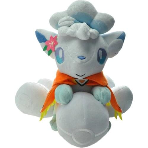 Pokemon 28CM Doll Alola Vulpix Plush Toy Stuffed Dolls Plush Doll Gifts for Children Free Shipping Birthday present is a must