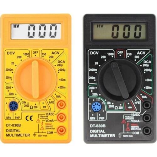 Mini Multi-function AC/DC Digital Multimeter Voltmeter Ammeter Ohmmeter Tester 750/1000V Handheld Meter Multimeter