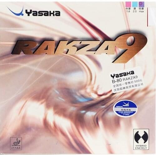 Yasaka RAKZA 9 RK9 RK 7 RK 7 SOFT Pimples In Table Tennis Rubber hybid energy Pips-In Ping Pong Sponge Tenis De Mesa