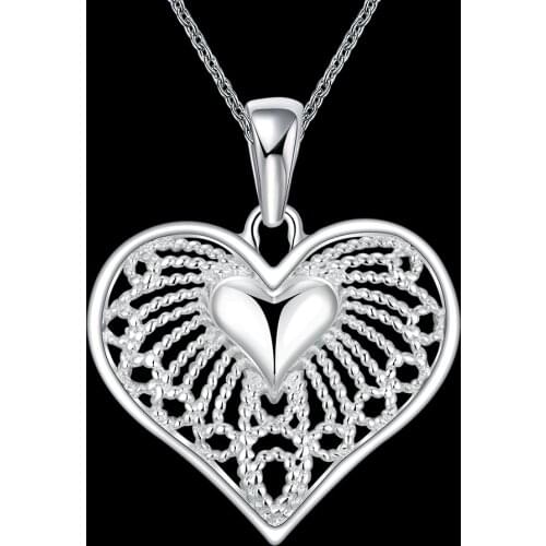 New Sale Promotional Fast Shipping 925 Sterling Silver Luxurious Charms Love Heart For Valentines Day