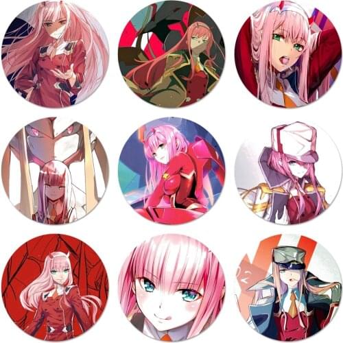 New Arrival darling in the franxx anime Badge Brooch Pin Accessories For Clothes Backpack Decoration gift 58mm