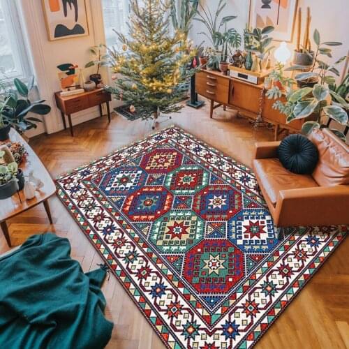 Persian Printed Carpet Home Decoration Rug High Quality Carpets for Living Room Anti-slip Rectangle Large Rugs Sofa Floor Mat