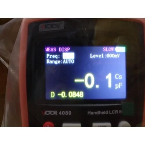 VC4080 Handheld LCR Tester High Precision Measurement of Resistance Inductance Capacitance Table LCR Digital Bridge