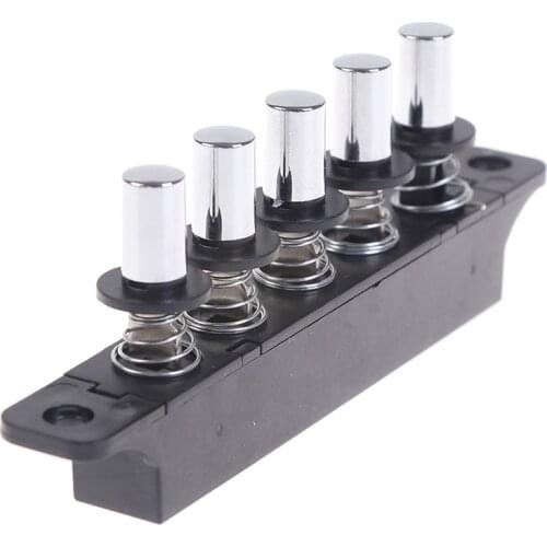 1pcs Five-position Plug-in Button Switch for Range Hood Five-position Silver Switch
