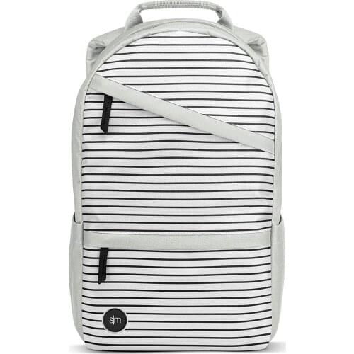 Anreisha Backpack with Laptop Compartment Sleeve for Men Women Work School College, Glacier Stripes, 25 Liter