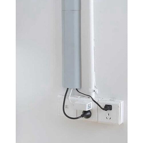 Self-Adhesive Cable Cover Protector Home Office Wire Wall Mount Cord Hide Raceway Organizer Fixed Storage Box Holder