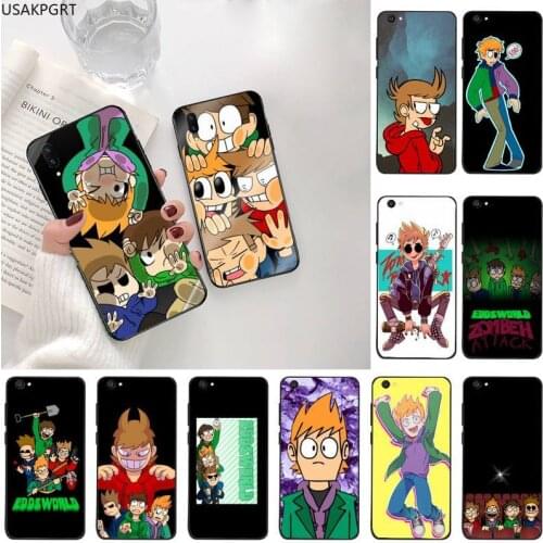 USAKPGRT Animation Eddsworld Phone Case For Vivo Y91c Y17 Y51 Y67 Y55 Y7s Y81S Y19 V17 vivos5