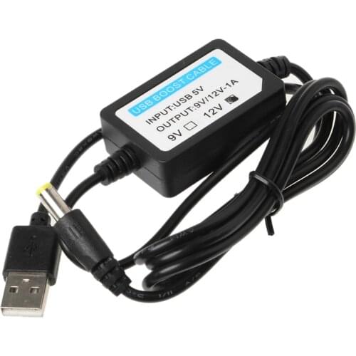 USB 5V To 12V 5.5x2.1mm Step up Adapter Cable For WiFi Router LED Strip Light