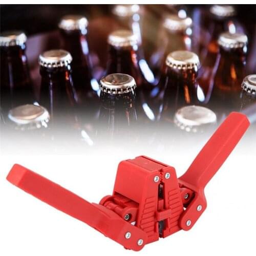 High Quality Manual Glass Beer Bottle Capper For Home Brew Beer Bottle Sealer Creative Plastic Brewing Tools Kitchen Utensils