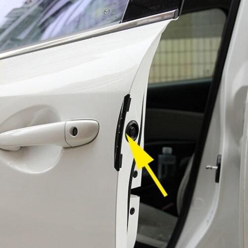 Door Edge Guards Anti-collision Adhesive Scratch Protector 4Pcs/set Trim Molding Protection Strip Car Sticker