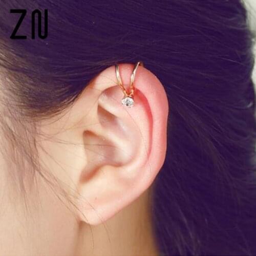 ZN Women's Gold Earrings