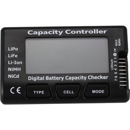2.1" RC Cell Meter-7 Digital Battery Capacity Checker/Controller for NiCd / NiMH / LiPo / LiFe / Li-ion