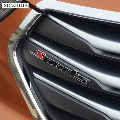 3D Sports Letters Chrome Metal Car Sticker for Acura RLX CL EL CSX ILX MDX NSX RDX RL SLX TL TSX Vigor ZDX