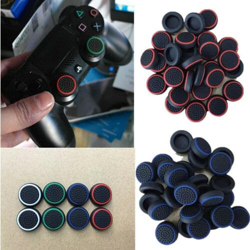 4Pcs Analog 360 Controller Silicone Thumb Stick Grip Joystick Cap Cover for PS3 PS4 Xbox 360 Playstation 4 Slim Gamepad Cases