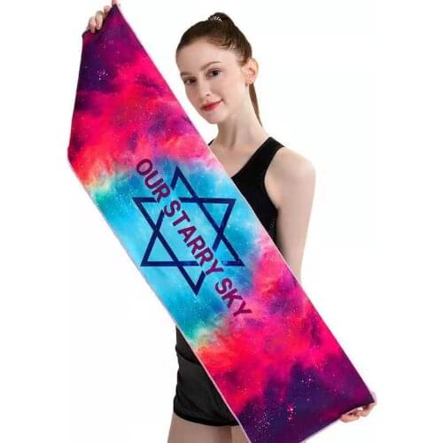 30x100cm Superfine Fiber Bath Towel, Fitness, Outdoor Sports, Cooling, Quick Drying, Running, Sweating, Soft and Cold Towel