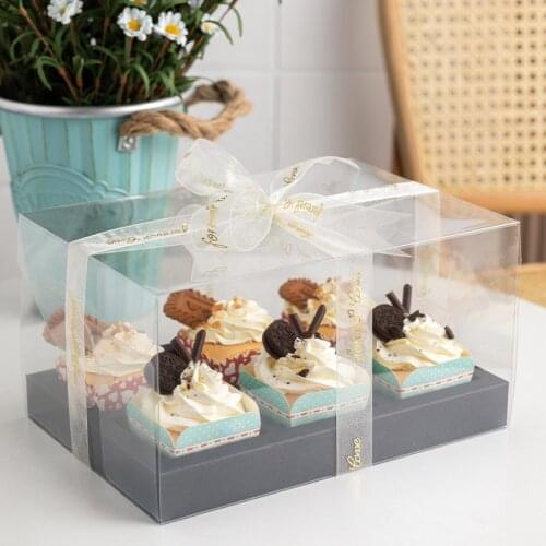 50Pcs Square Muffin Cake Lining Baking Cup Greaseproof Wrapping Paper Wedding Party Dessert Decoration Tool