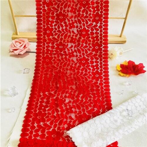 NO2249 22CM Wide Stretch Elastic Lace Black DIY Clothes Accessories Lingerie