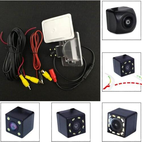 CCD 4 8 12 LED Dynamic Trajectory Night Vision Rear View Camera Waterproof Parking For Mazda 5 2006 2007 2008 2009 2010 M5