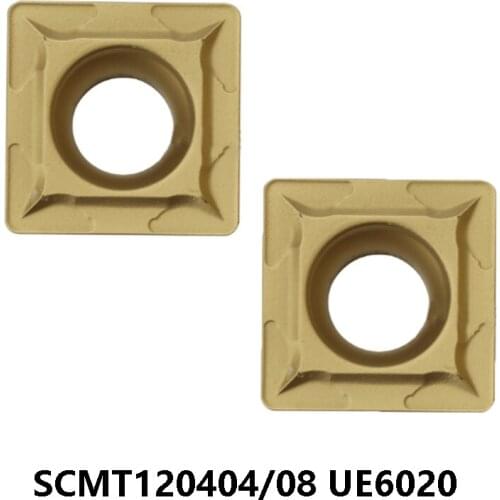 SCMT SCMT120404 SCMT120408 UE6020 Turning Lathe Tools for Steel Carbide Inserts CNC SCMT1204 100% Original 10pcs