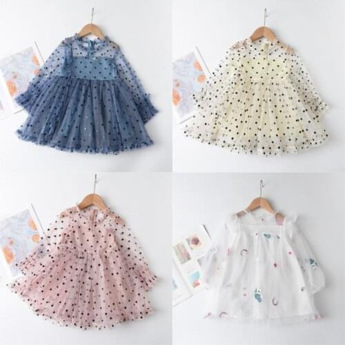 Menoea Children Princess Dress 2020 Summer Children Sleeveless Dots Clothes Dress Kids Clothing For Girls Dresses