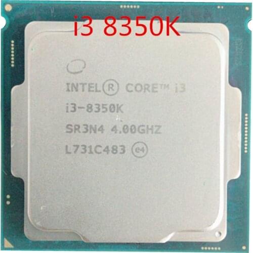 Intel Core8 PC Computer I3 8350K I3-8350K Processor LGA 1151 FC-LGA 14 Nano Quad Core Processor Free Shipping