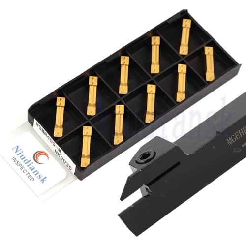 1pc MGEHR1616 MGEHL1616 Grooving Tool Holder Boring Bar 10pcs MGMN150 MGMN200 MGMN300 MGMN400 Carbide Inserts Turning Tool Set