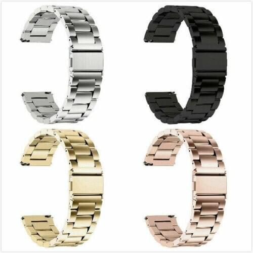 3 Bead Metal Bracelet Wrist Watch Band Stainless Steel Strap For Huawei GT 2 Pro Replacement Watch Band