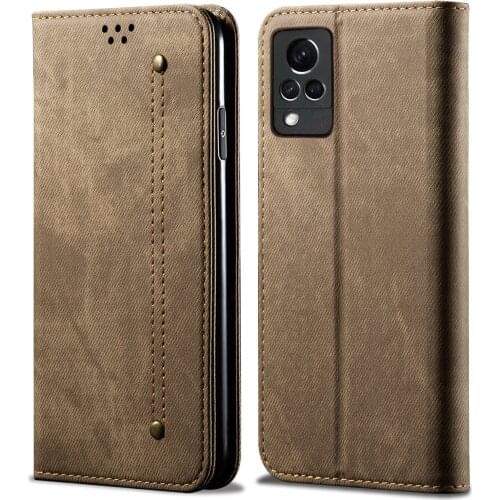 Luxury Retro Wallet Stand Flip Leather Case For Vivo V21 4G 5G V20 SE Pro Y51 Y31 Y50 Y30 Y20 Y11S Y12S Book Cover Magnetic Case