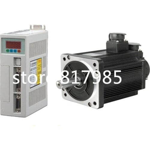 High quality AC Servo motor and driver 4N.M 1.0KW 2500RPM Servo Motor 80ST-M04025 + Matched Servo Driver Free shipping