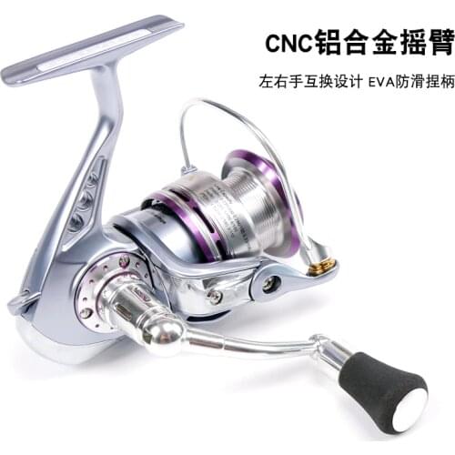 ECOODA CS 1500 2000 2500 Pre-loading Spinning Wheel Drag Power 6-10kg Saltwater Fishing Reel 5.1:1 Ratio 8+1BB Spinning Reel