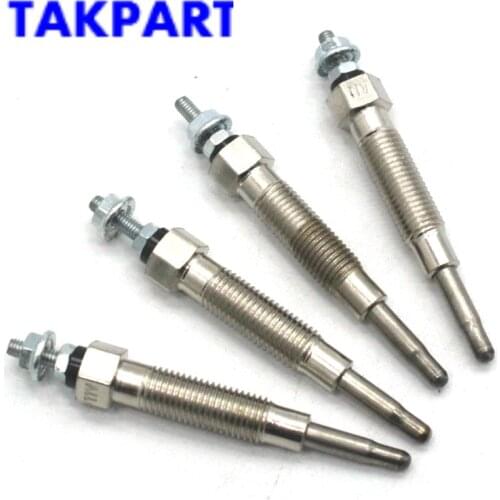 TAKPART 4x Diesel Heater Glow Plugs For Mitsubishi Pajero Shogun (1994-1999) 2.8 TD