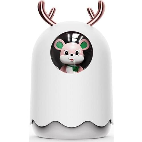 300ml Usb Ultrasonic Air Humidifier Aroma Essential Oil Diffuser Pet Aromatheraphy Humidifier With Romantic Light For Home