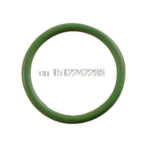 25mm OD 2mm Thickness Green Fluorine Rubber O Ring Oil Seal Gasket